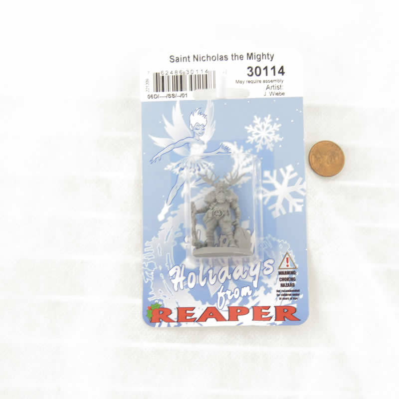 RPR30114 Saint Nicholas The Mighty Miniature Figure 25mm Heroic Scale Reaper Bones USA (ONLINE ORDER ONLY)
