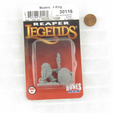 RPR30116 Mushroom King Miniature Figure 25mm Heroic Scale Reaper Bones USA Reaper Miniatures (ONLINE ORDER ONLY)