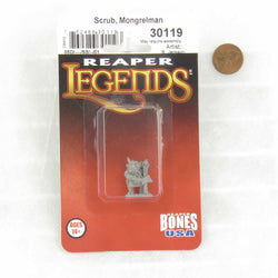 RPR30119 Scrub Mongrelman Miniature Figure 25mm Heroic Scale Reaper Bones USA (ONLINE ORDER ONLY)