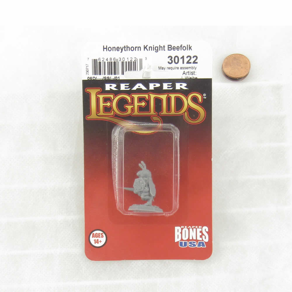 RPR30122 Honeythorn Knight (On Foot) Miniature Figure 25mm Heroic Scale Reaper Bones USA (ONLINE ORDER ONLY)