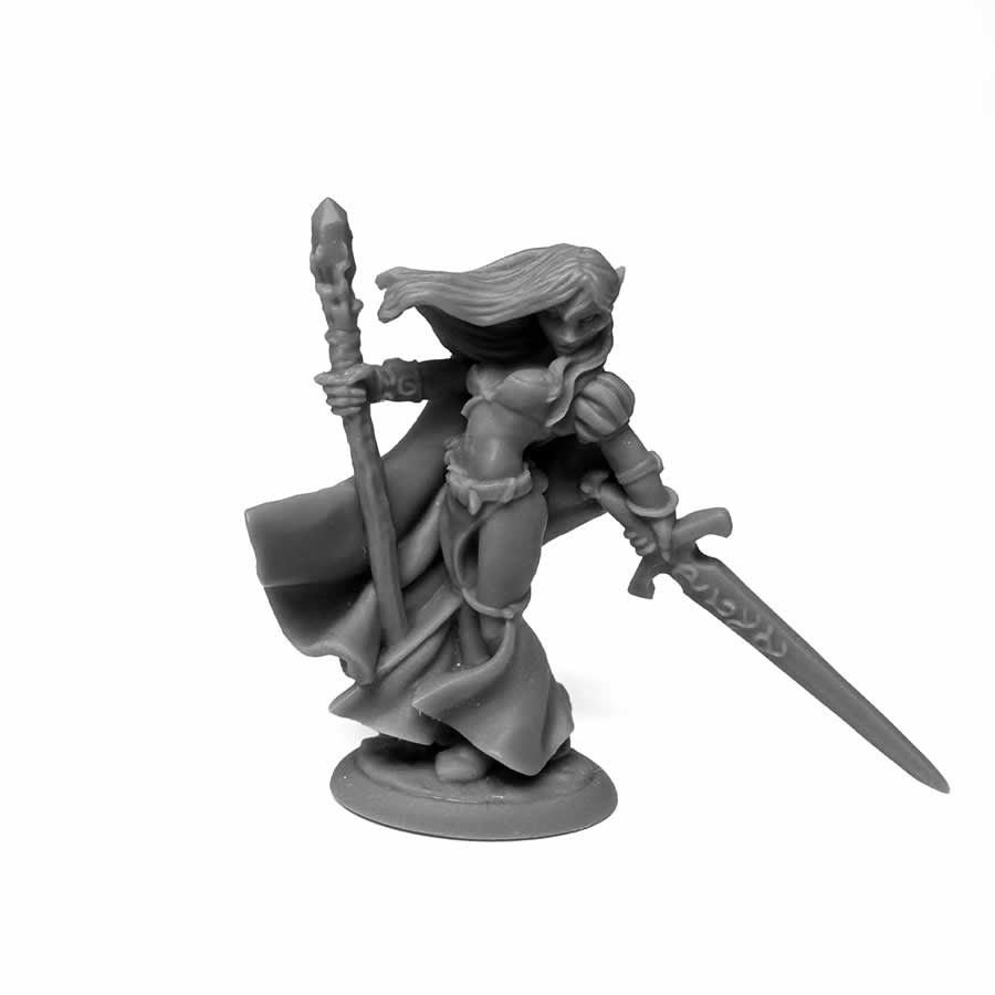 RPR30127 Alastriel Elf Wizard Miniature Figure 25mm Heroic Scale Reaper Bones USA (ONLINE ORDER ONLY)