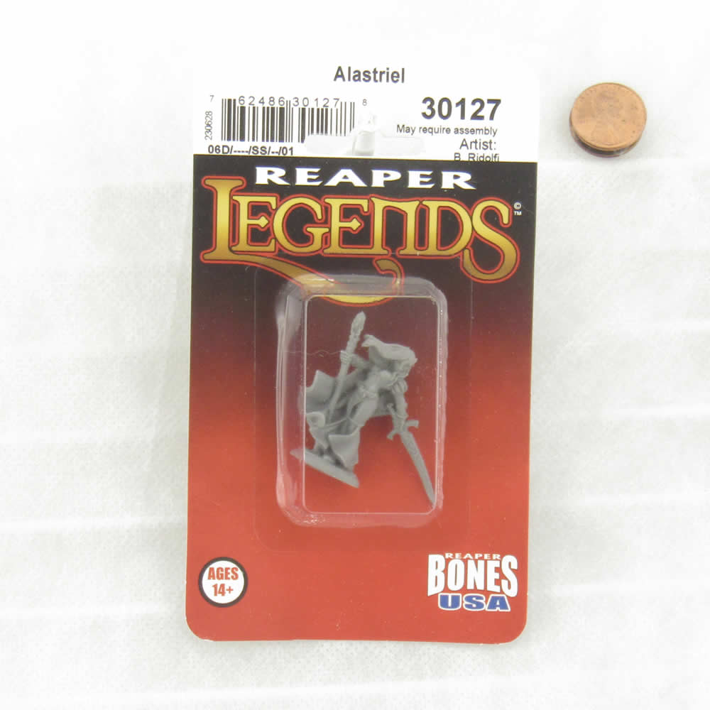 RPR30127 Alastriel Elf Wizard Miniature Figure 25mm Heroic Scale Reaper Bones USA (ONLINE ORDER ONLY)