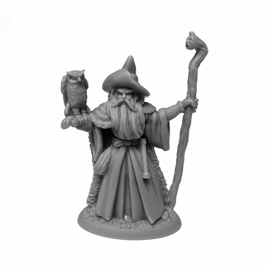 RPR30129 Amathor the Arch-Mage Miniature Figure 25mm Heroic Scale Reaper Bones USA (ONLINE ORDER ONLY)