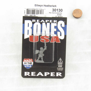 RPR30130 Elliwyn Heatherlark Miniature Figure 25mm Heroic Scale Reaper Bones USA (ONLINE ORDER ONLY)