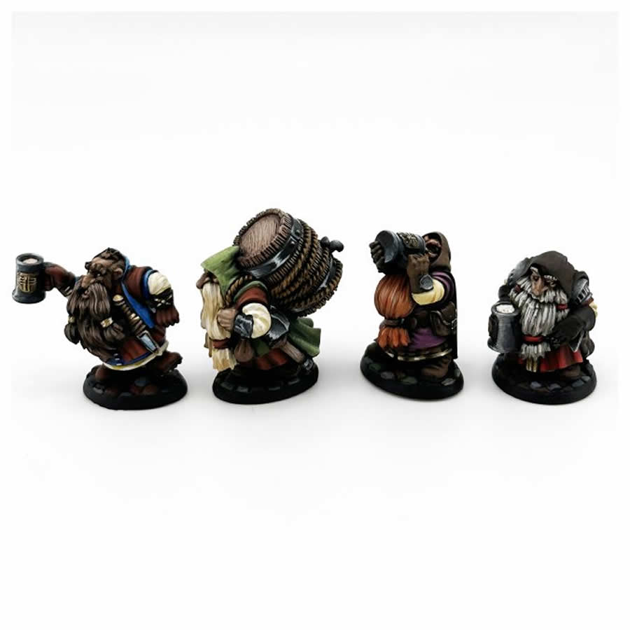 RPR30139 Townsfolk Dwarven Brewmeister Miniature Figure 25mm Heroic Scale Reaper Bones USA (ONLINE ORDER ONLY)