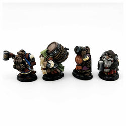 RPR30139 Townsfolk Dwarven Brewmeister Miniature Figure 25mm Heroic Scale Reaper Bones USA (ONLINE ORDER ONLY)