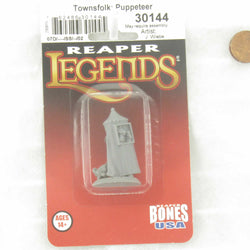 RPR30144 Townsfolk Puppeteer Miniature Figure 25mm Heroic Scale Reaper Bones USA (ONLINE ORDER ONLY)