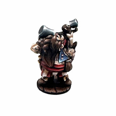 RPR30145 Townsfolk Dwarven Riverboat Pilot Miniature Figure 25mm Heroic Scale Reaper Bones USA (ONLINE ORDER ONLY)
