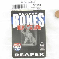 RPR30151 Sir Guy the Red Miniature Figure 25mm Heroic Scale Reaper Bones USA (ONLINE ORDER ONLY)