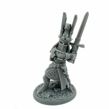 RPR30155 Sir James the Blue Miniature Figure 25mm Heroic Scale Reaper Bones USA (ONLINE ORDER ONLY)