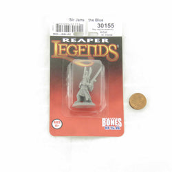 RPR30155 Sir James the Blue Miniature Figure 25mm Heroic Scale Reaper Bones USA (ONLINE ORDER ONLY)