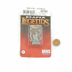 RPR30160 Wolf in Sheeps Clothing Miniature Figure 25mm Heroic Scale Reaper Bones USA (ONLINE ORDER ONLY)