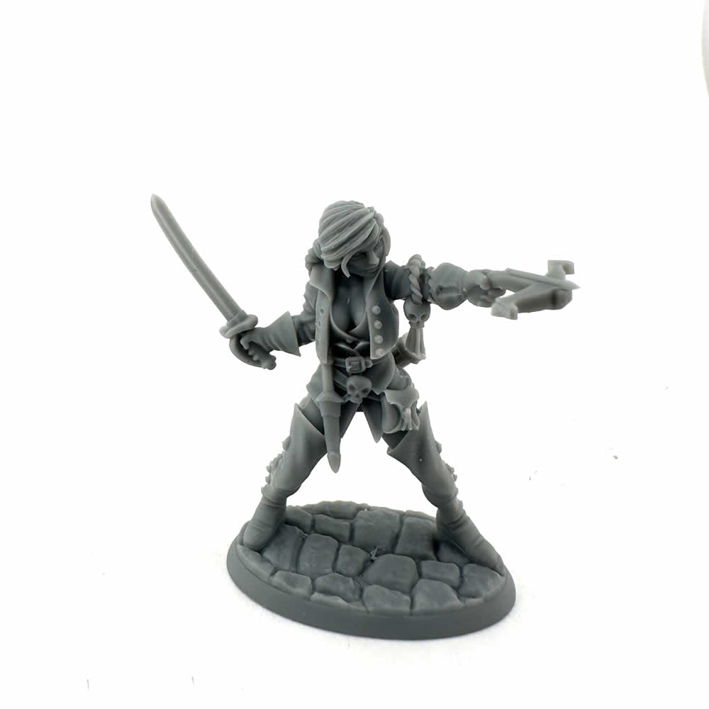 RPR30161 Damaris Female Duskwarden Miniature Figure 25mm Heroic Scale Reaper Bones USA (ONLINE ORDER ONLY)