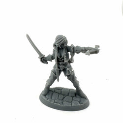 RPR30161 Damaris Female Duskwarden Miniature Figure 25mm Heroic Scale Reaper Bones USA (ONLINE ORDER ONLY)