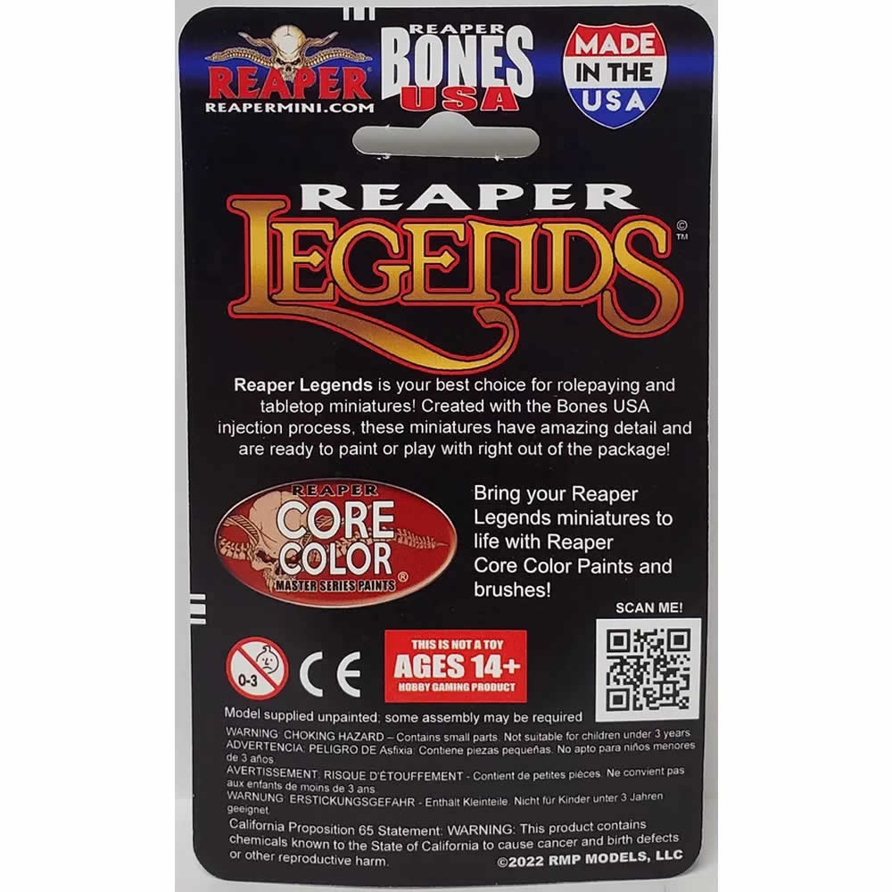 RPR30164 Elsabeth Female Vampire Miniature Figure 25mm Heroic Scale Reaper Bones USA (ONLINE ORDER ONLY)