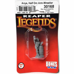 RPR30168 Anya Half Orc Arm-Wrestler Miniature Figure 25mm Heroic Scale Reaper Bones USA (ONLINE ORDER ONLY)