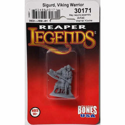 RPR30171 Sigurd Viking Warrior Miniature Figure 25mm Heroic Scale Reaper Bones USA (ONLINE ORDER ONLY)