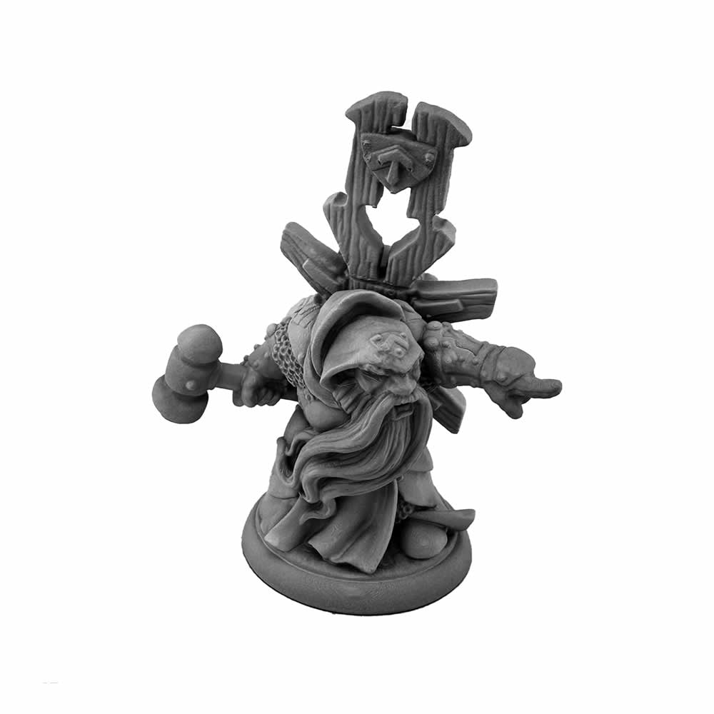RPR30172 Ivar Dwarf Cleric Miniature Figure 25mm Heroic Scale Reaper Bones USA (ONLINE ORDER ONLY)