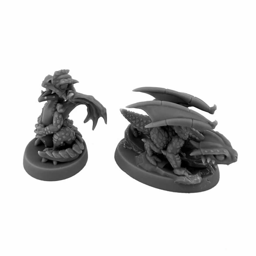 RPR30173 Dragon Hatchlings Miniature Figure 25mm Heroic Scale Reaper Bones USA (ONLINE ORDER ONLY)