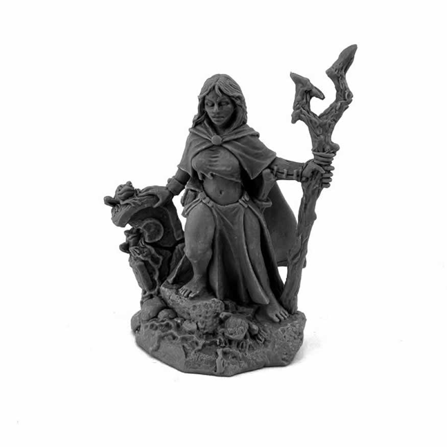 RPR30174 Isidora Witch Miniature Figure 25mm Heroic Scale Reaper Bones USA (ONLINE ORDER ONLY)