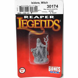 RPR30174 Isidora Witch Miniature Figure 25mm Heroic Scale Reaper Bones USA (ONLINE ORDER ONLY)