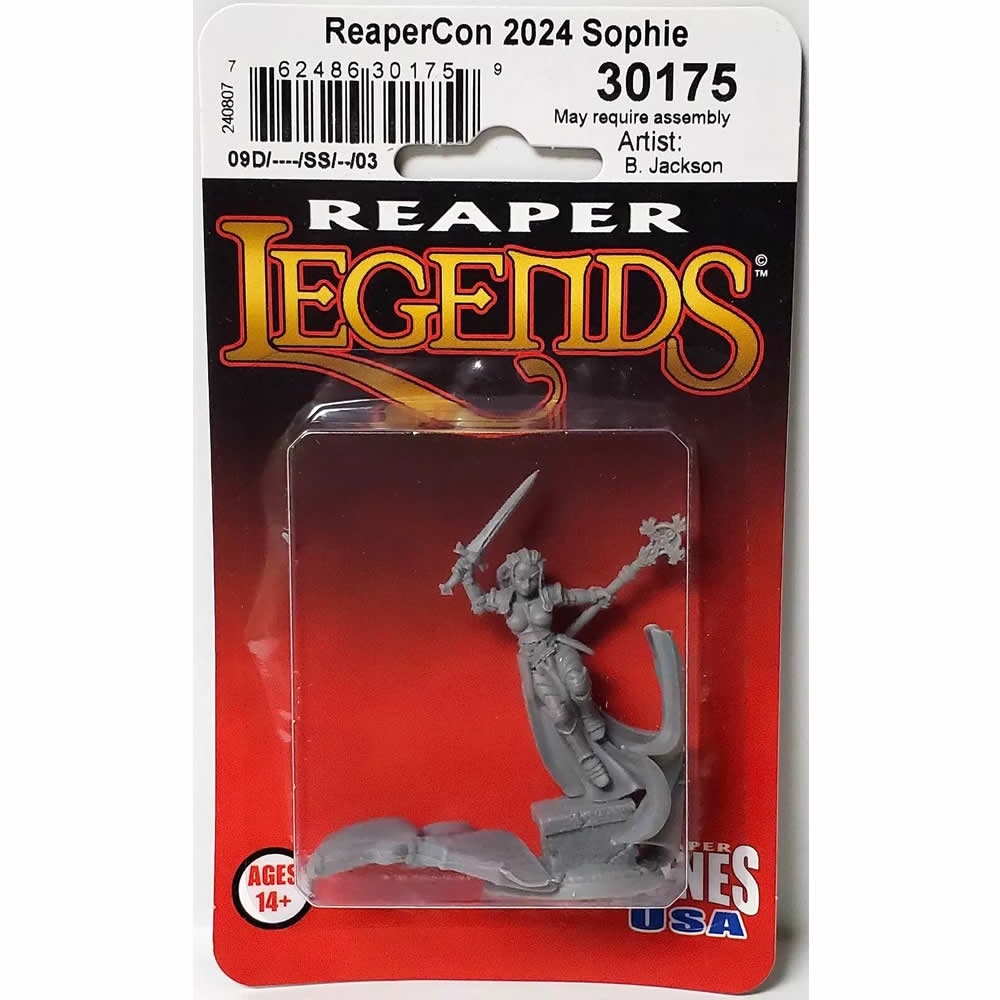 RPR30175 2024 Sophie Miniature Figure 25mm Heroic Scale Reaper Bones USA (ONLINE ORDER ONLY)