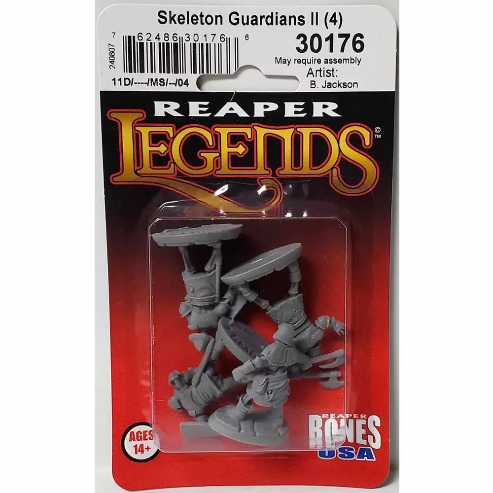 RPR30176 Skeleton Guardians II Miniature Figure 25mm Heroic Scale Reaper Bones USA (ONLINE ORDER ONLY)