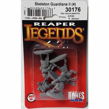 RPR30176 Skeleton Guardians II Miniature Figure 25mm Heroic Scale Reaper Bones USA (ONLINE ORDER ONLY)