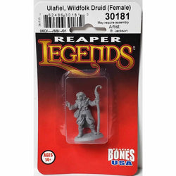 RPR30181 Ulafiel Wildfolk Druid Female Miniature Figure 25mm Heroic Scale Reaper Bones USA (ONLINE ORDER ONLY)