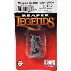RPR30182 Morquen Wildfolk Ranger Male Miniature Figure 25mm Heroic Scale Reaper Bones USA (ONLINE ORDER ONLY)