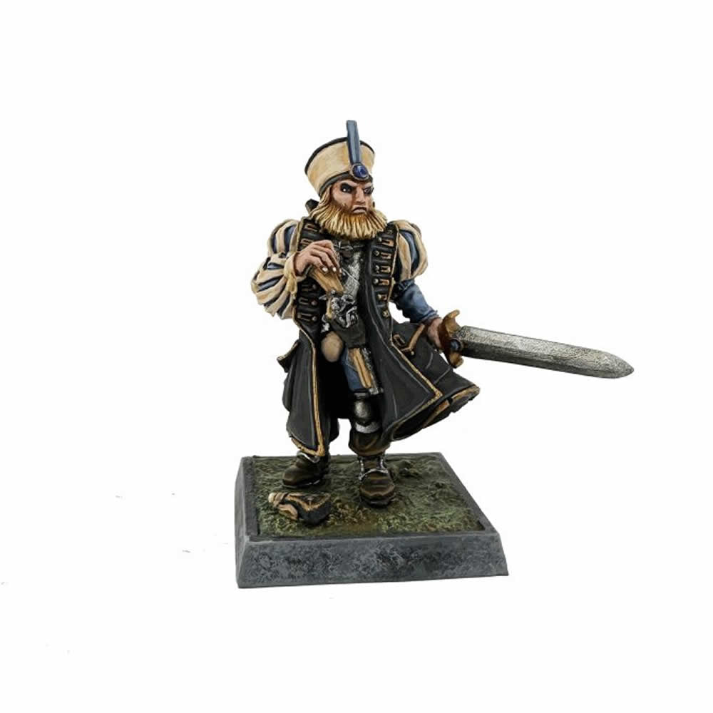 RPR30195 Imperial Captain Miniature Figure 25mm Heroic Scale Reaper Bones USA (ONLINE ORDER ONLY)