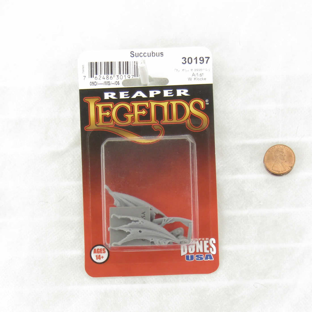 RPR30197 Succubus Miniature Figure 25mm Heroic Scale Reaper Bones USA (ONLINE ORDER ONLY)