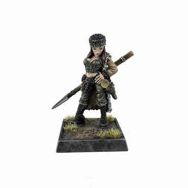 RPR30198 Mercenary Huntress Miniature Figure 25mm Heroic Scale Reaper Bones USA (ONLINE ORDER ONLY)