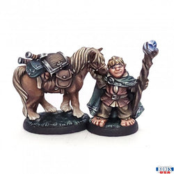 RPR30199 Dobbin and Boulder Miniature Figure 25mm Heroic Scale Reaper Bones USA (ONLINE ORDER ONLY)