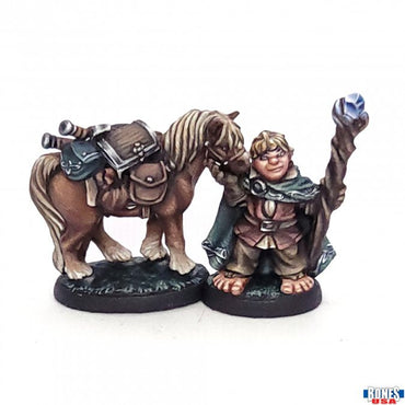 RPR30199 Dobbin and Boulder Miniature Figure 25mm Heroic Scale Reaper Bones USA (ONLINE ORDER ONLY)
