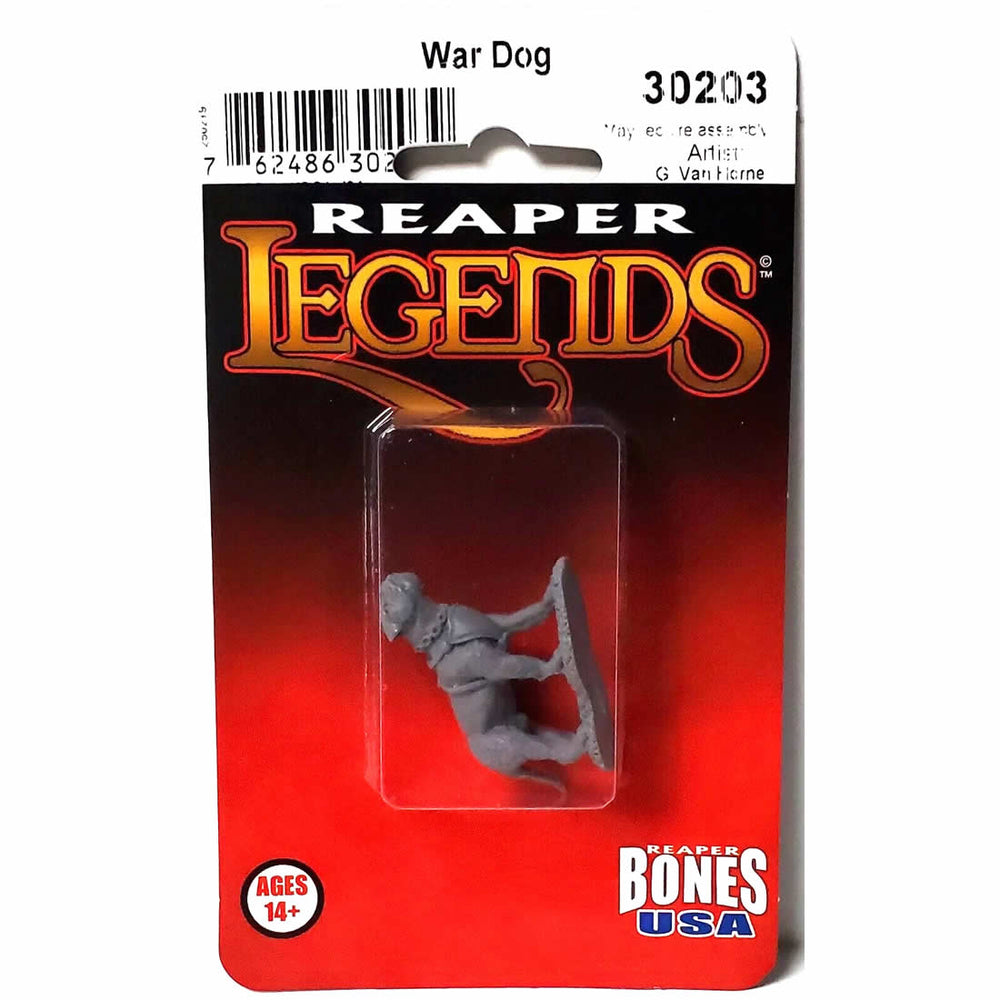 RPR30203 Garr War Dog Miniature Figure 25mm Heroic Scale Reaper Bones USA (ONLINE ORDER ONLY)
