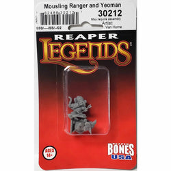 RPR30212 Mousling Ranger and Yeoman Miniature Figure 25mm Heroic Scale Reaper Bones USA (ONLINE ORDER ONLY)