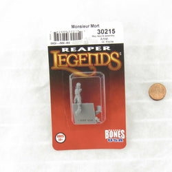 RPR30215 Monsiuer Mort Miniature Figure 25mm Heroic Scale Reaper Bones USA (ONLINE ORDER ONLY)