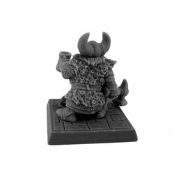 RPR30216 Dwarven Hero Miniature Figure 25mm Heroic Scale Reaper Bones USA (ONLINE ORDER ONLY)