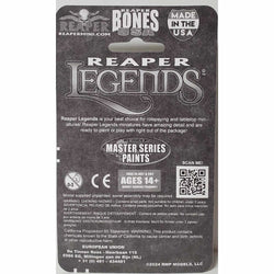 RPR30220 Female Dark Elf on Lizard Miniature Figure 25mm Heroic Scale Reaper Bones USA (ONLINE ORDER ONLY)