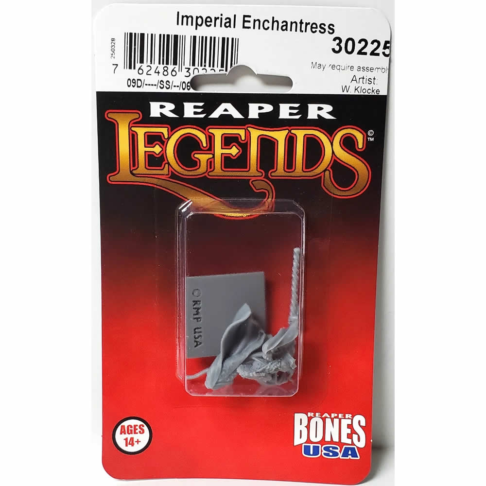 RPR30225 Imperial Enchantress Miniature Figure 25mm Heroic Scale Reaper Bones USA (ONLINE ORDER ONLY)