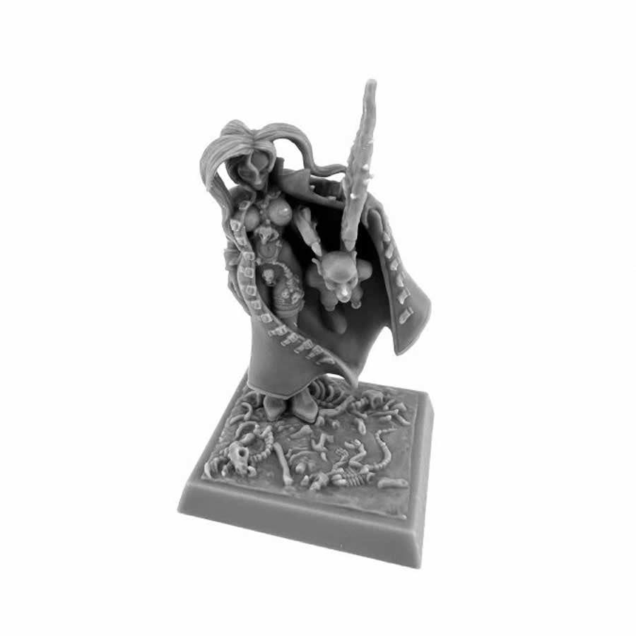 RPR30228 Chaos Sorceress Miniature Figure 25mm Heroic Scale Reaper Bones USA (ONLINE ORDER ONLY)