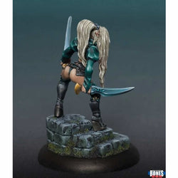 RPR30229 Caryth Female Dark Elf Miniature Figure 25mm Heroic Scale Reaper Bones USA (ONLINE ORDER ONLY)