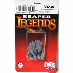 RPR30230 Raven Miniature Figure 25mm Heroic Scale Reaper Bones USA (ONLINE ORDER ONLY)