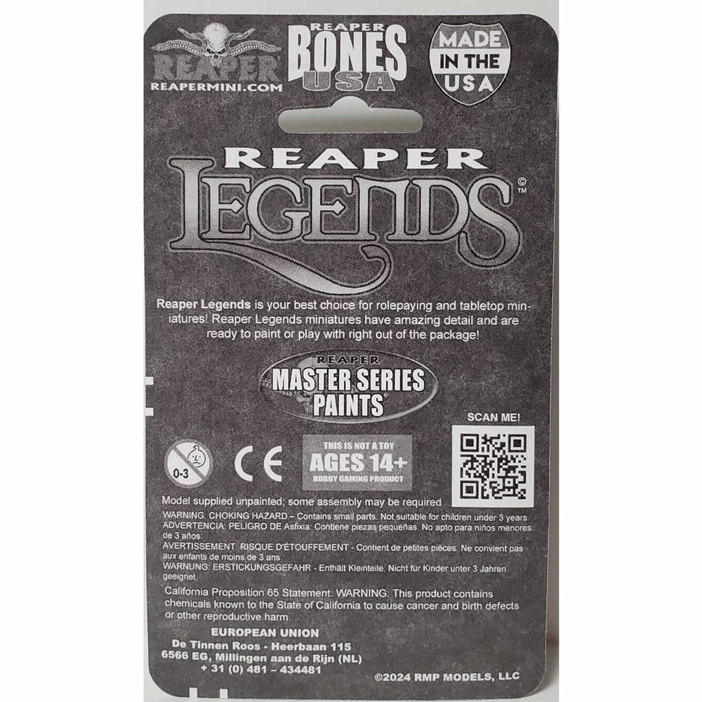 RPR30231 Black Rose Miniature Figure 25mm Heroic Scale Reaper Bones USA (ONLINE ORDER ONLY)