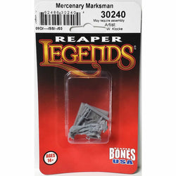 RPR30240 Mercenary Marksman Miniature Figure 25mm Heroic Scale Reaper Bones USA (ONLINE ORDER ONLY)