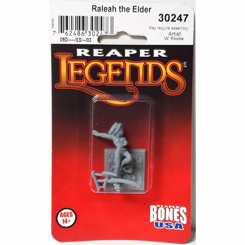 RPR30247 Raleah the Elder Miniature Figure 25mm Heroic Scale Reaper Bones USA (ONLINE ORDER ONLY)