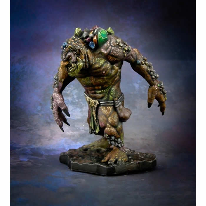 RPR44002 Rock Troll Miniature 25mm Heroic Scale Reaper Bones Black (ONLINE ORDER ONLY)