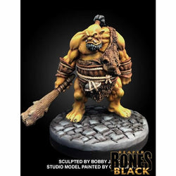 RPR44006 Garghuk Ogre Chieftain Miniature 25mm Heroic Scale Bones Black (ONLINE ORDER ONLY)