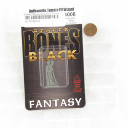 RPR44008A Anthanelle Elf Wizard Miniature 25mm Heroic Scale Bones Black (ONLINE ORDER ONLY)